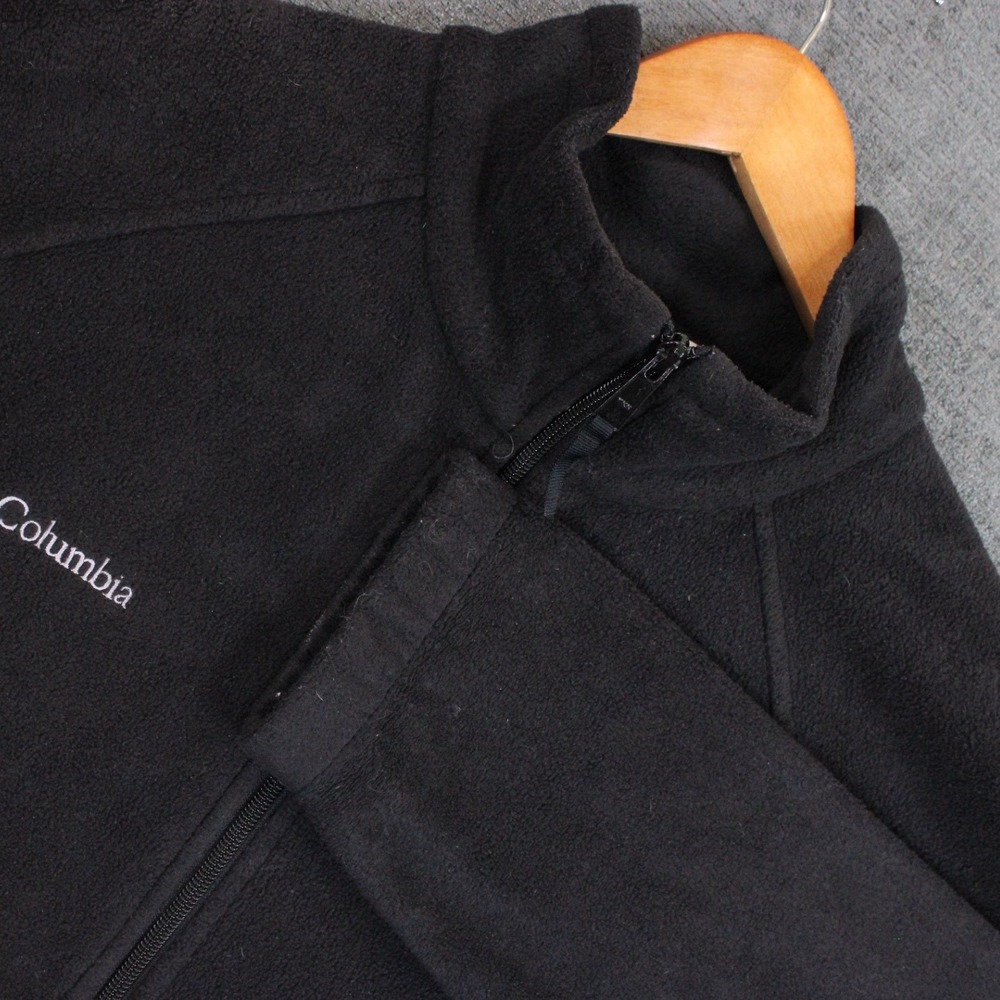 Columbia Women's Black Fleece Full Zip Jacket